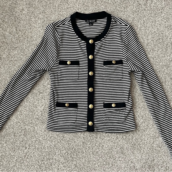 J.Crew Vintage Ribbed Lady Jacket - Picture 2 of 4